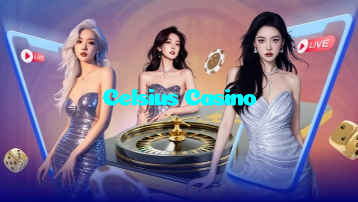 Celsius Casino casino presented on mobile device in Pakistan with slots and live games